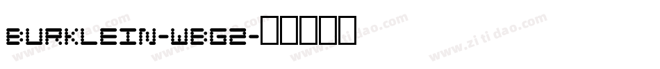 Burklein-wBG2字体转换