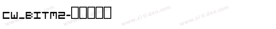 CW_BITM2字体转换