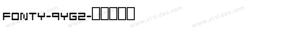 Fonty-9yg2字体转换