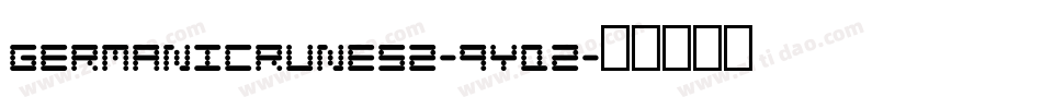 GermanicRunes2-9Yq2字体转换