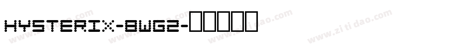 Hysterix-8Wg2字体转换
