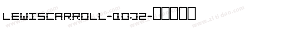 Lewiscarroll-qoJ2字体转换