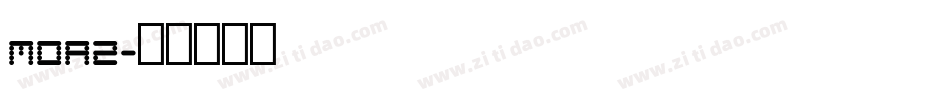 MOA2字体转换