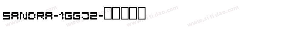 Sandra-1GGJ2字体转换