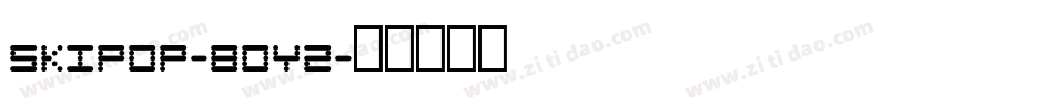 Skipop-8Oy2字体转换