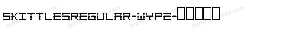 SkittlesRegular-wyp2字体转换