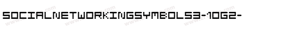 Socialnetworkingsymbols3-1oG2字体转换