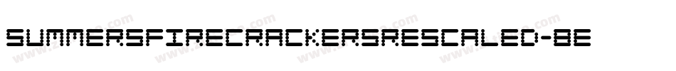 SummersFirecrackersRescaled-8ea2字体转换