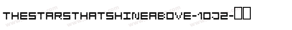 Thestarsthatshineabove-1oj2字体转换
