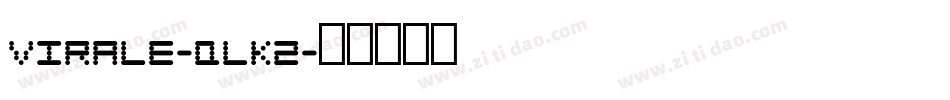 Virale-qlK2字体转换