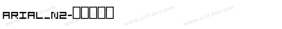 arial_n2字体转换