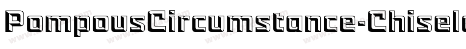 PompousCircumstance-Chiseled字体转换
