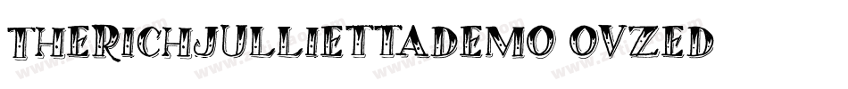 TheRichJulliettaDemo-OVZEd字体转换