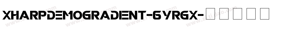 XharpDemoGradient-6YRGx字体转换