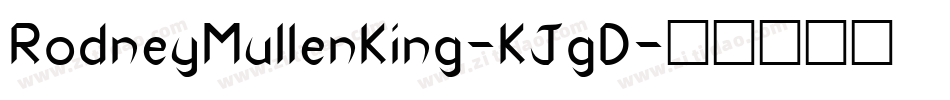 RodneyMullenKing-KJgD字体转换