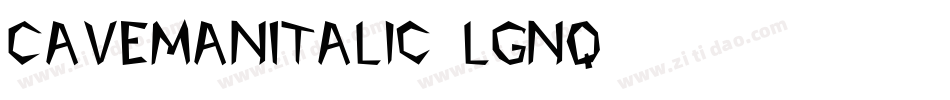 CavemanItalic-lGnq字体转换
