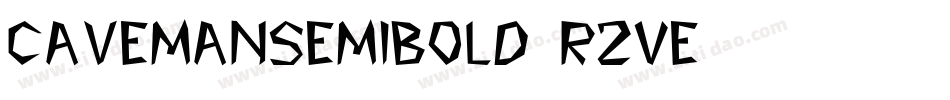 CavemanSemibold-R2Ve字体转换