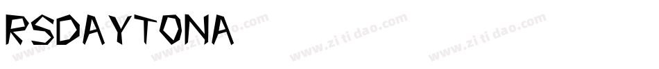 RSDaytona字体转换