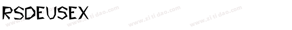 RSDeusex字体转换
