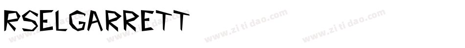 RSElGarrett字体转换