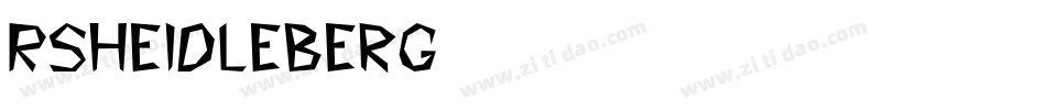 RSHeidleberg字体转换