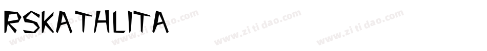 RSKathlita字体转换