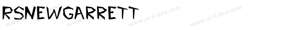RSNewGarrett字体转换