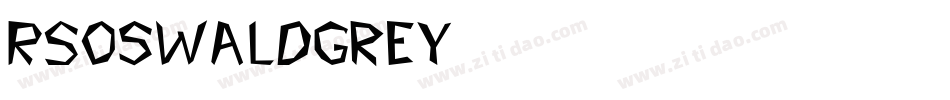 RSOswaldGrey字体转换