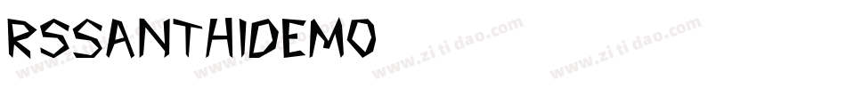 rsSanthidemo字体转换