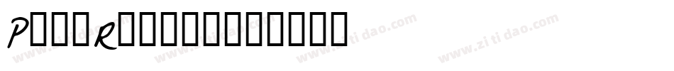 Pea-Rachel字体转换
