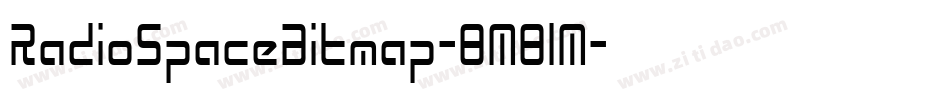RadioSpaceBitmap-8M81M字体转换 RadioSpaceBitmap-8M81M字体转换