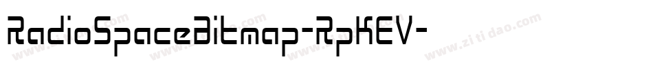 RadioSpaceBitmap-RpKEV字体转换 RadioSpaceBitmap-RpKEV字体转换