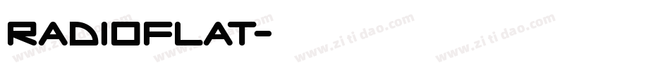 RadioFlat字体转换