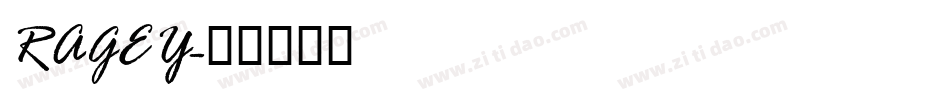 RAGEY字体转换
