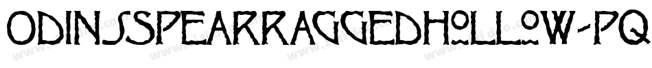 OdinsSpearRaggedHollow-Pq8B字体转换