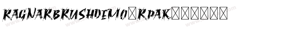 RagnarBrushDemo-rPaK字体转换