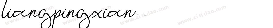 liangpingxian字体转换