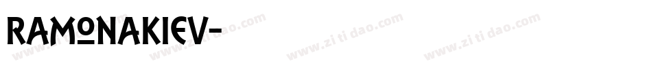 RamonaKiev字体转换