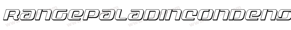 RangePaladinCondensedItalic-WgKv字体转换