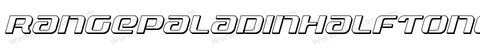 RangePaladinHalftone-340z字体转换