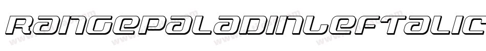 RangePaladinLeftalic-Dlo0字体转换 RangePaladinLeftalic-Dlo0字体转换