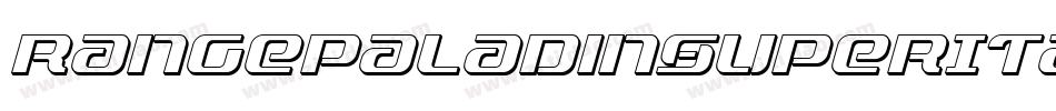 RangePaladinSuperItalic-JYVn字体转换