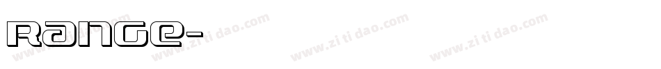 Range字体转换