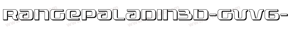 RangePaladin3D-gVv6字体转换
