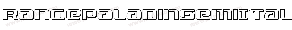 RangePaladinSemiItalic-VXyV字体转换 RangePaladinSemiItalic-VXyV字体转换