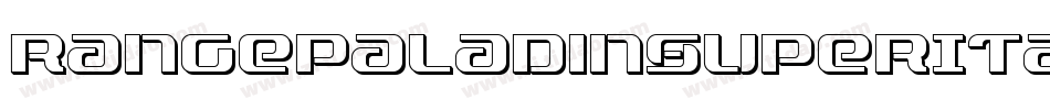 RangePaladinSuperItalic-JYVn字体转换