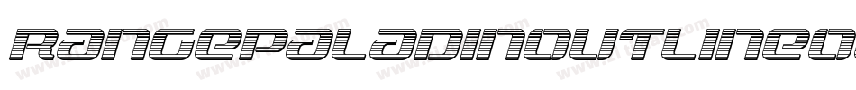 RangePaladinOutlineOutline-qrp0字体转换