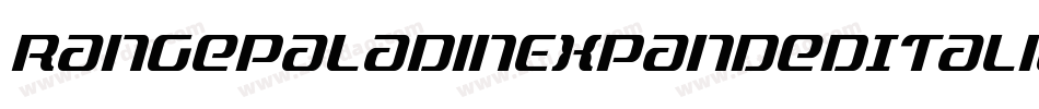 RangePaladinExpandedItalic-En8l字体转换 RangePaladinExpandedItalic-En8l字体转换