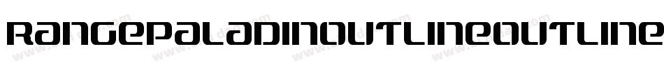 RangePaladinOutlineOutline-qrp0字体转换