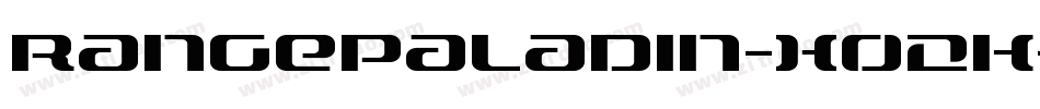 RangePaladin-Xo2K字体转换